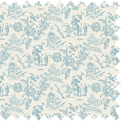 Galerie Wallpaper Product code: FC62802F - French Country Wallpaper Collection - Blue Springs Colours -  Chinois Linen Design