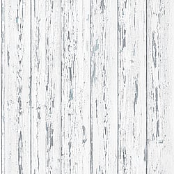 Galerie Wallcoverings Product Code FH37532 - Homestyle Wallpaper Collection - White Blue Grey Colours - Shiplap Design