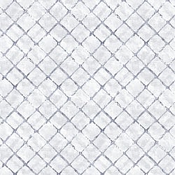 Galerie Wallcoverings Product Code FH37551 - Homestyle Wallpaper Collection - White Blue Grey Colours - Chicken Wire Design