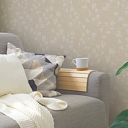 Galerie Wallcoverings Product Code FS72011 - Fusion Wallpaper Collection - Cream Beige Colours - Floral Trail Motif Design