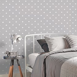 Galerie Wallcoverings Product Code G23351 - Deauville 2 Wallpaper Collection - Taupe Beige White Colours - Deauville Star Design
