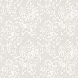 Galerie Wallcoverings Product Code G45013 - Vintage Roses Wallpaper Collection - Grey Colours - Damask Design