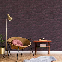 Galerie Wallcoverings Product Code G56588 - Texstyle Wallpaper Collection - Navy Cranberry Colours - Bronze Effect Design