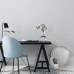 Galerie Wallcoverings Product Code G56635 - Texstyle Wallpaper Collection - Light Grey Silver Colours - Woven Weave Texture Design