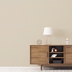 Galerie Wallcoverings Product Code G56706 - Small Prints Wallpaper Collection - Brown Taupe White Colours - Tulip Flip Design