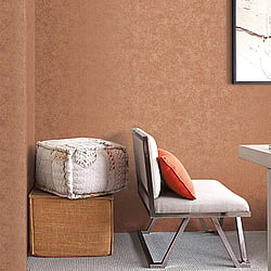 Galerie Wallcoverings Product Code G67691 - Special Fx Wallpaper Collection - Orange Gold Colours - Metallic Crackle Texture Design