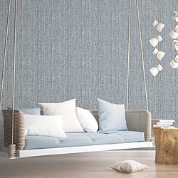 Galerie Wallcoverings Product Code G67764 - Natural Fx 2 Wallpaper Collection - Blue Colours - Bamboo Design