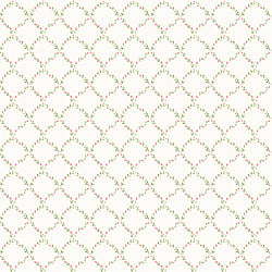 Galerie Wallcoverings Product Code G67905 - Miniatures 2 Wallpaper Collection - Pink Green White Colours - Small Rose Trail Design