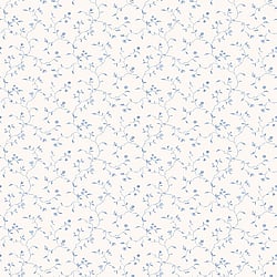 Galerie Wallcoverings Product Code G67920 - Miniatures 2 Wallpaper Collection - Blue White Colours - Small Floral Trail Design