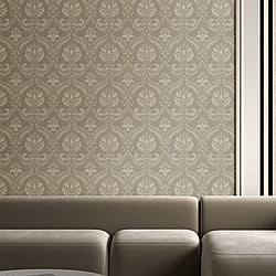 Galerie Wallcoverings Product Code IS33337 - Italian Silks And Damasks Wallpaper Collection - Dove Colours - Damasco Imperiale Design