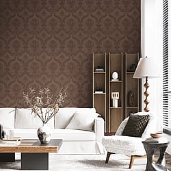 Galerie Wallcoverings Product Code IS33338 - Italian Silks And Damasks Wallpaper Collection - Red Colours - Damasco Imperiale Design