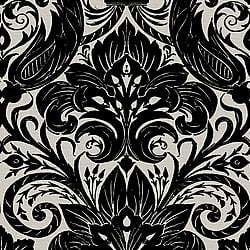 Galerie Wallcoverings Product Code LB25166 - Llewelyn-Bowen - Off The Wall Wallpaper Collection -  Damask Sauvage Design