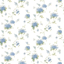 Galerie Wallcoverings Product Code PF38108 - Pretty Prints Wallpaper Collection - Navy, Green, Light Yellow Colours - Hortensia Trail Design