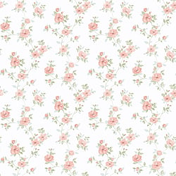 Galerie Wallcoverings Product Code PF38173 - Pretty Prints Wallpaper Collection - Pink, Turquoise, Green Colours - Mini Rose Trail Design