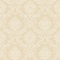 Galerie Wallcoverings Product Code SB37908 - Simply Silks 4 Wallpaper Collection - Dark Cream Colours - Classic Damask Design