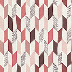 Galerie Wallcoverings Product Code SK21112 - Skandinavia 2 Wallpaper Collection - Red Pink Burgandy Cream Colours - Red Pink Arrow Design