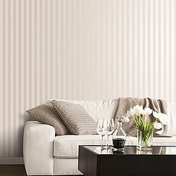 Galerie Wallcoverings Product Code SK34704 - Simply Silks 4 Wallpaper Collection - Taupe Colours - Matte Shiny Stripe Design