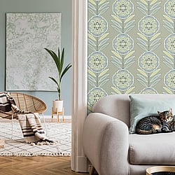 Galerie Wallcoverings Product Code TJ40207 - Mulberry Tree Wallpaper Collection - Grey Colours - Batsford Design