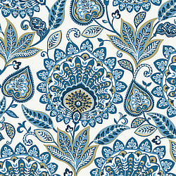 Galerie Wallcoverings Product Code TJ41002 - Mulberry Tree Wallpaper Collection - Blue Colours - Sheffield Design
