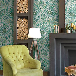 Galerie Wallcoverings Product Code TJ41004 - Mulberry Tree Wallpaper Collection - Green Colours - Sheffield Design