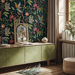 Galerie Wallcoverings Product Code TJ41100 - Mulberry Tree Wallpaper Collection - Multi-coloured Colours - Kew Design