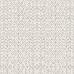 Galerie Wallcoverings Product Code W78185 - Metallic Fx Wallpaper Collection - Silver Colours - Metallic Star Geometric Design