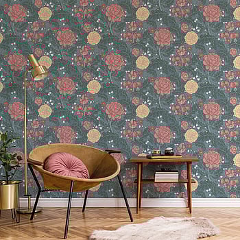 Galerie Wallcoverings Product Code 14003 - Ekbacka Wallpaper Collection - Blue Colours -  