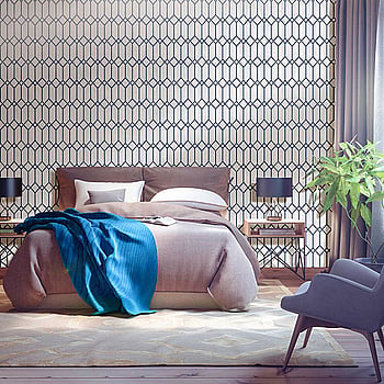 Galerie Wallcoverings Product Code 3736 - Tendenza Wallpaper Collection - Blue Colours -  