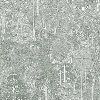 Galerie Wallcoverings Product Code 47651 - Heritage Wallpaper Collection - green Colours -  