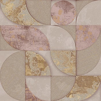 Galerie Wallcoverings Product Code 49313 - Stratum Wallpaper Collection - gold pink Colours -  