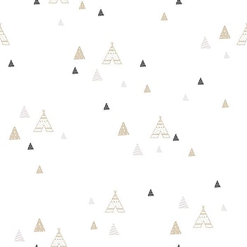 Galerie Wallcoverings Product Code 5441 - Little Explorers Wallpaper Collection - Gold Brown Grey Colours -  