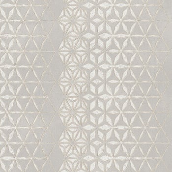 Galerie Wallcoverings Product Code 58109 - Geo Wallpaper Collection - Grey White Beige Gold Colours -  