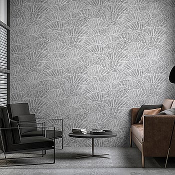 Galerie Wallcoverings Product Code 65002 - Feel Wallpaper Collection - Grey Silver Colours -  