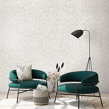 Galerie Wallcoverings Product Code 81268 - Feel Wallpaper Collection - Cream Silver Grey Colours -  