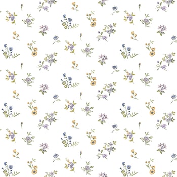 Galerie Wallcoverings Product Code 8361 - Blooming Garden Wallpaper Collection - Light Blue Colours -  