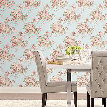 Galerie Wallcoverings Product Code AB27615 - Abby Rose 3 Wallpaper Collection - Turquoise Red Green Colours -  