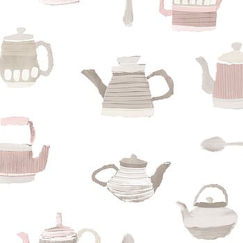 Galerie Wallcoverings Product Code CK36633 - Kitchen Style 3 Wallpaper Collection - Pink Grey Beige Colours -  
