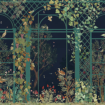 Galerie Wallcoverings Product Code DW2032 - Designer Walls Wallpaper Collection - Midnight Blue Colours -  