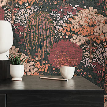 Galerie Wallcoverings Product Code FL61133 - Flourish Wallpaper Collection - Pink/Red Colours -  