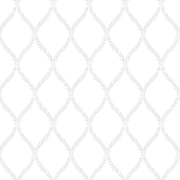 Galerie Wallcoverings Product Code G45056 - Vintage Rose Wallpaper Collection - White Grey Colours -  