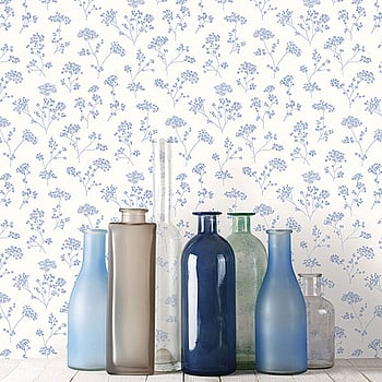 Galerie Wallcoverings Product Code G67871 - Miniatures 2 Wallpaper Collection - Blue White Colours -  