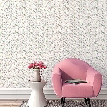 Galerie Wallcoverings Product Code G67889 - Miniatures 2 Wallpaper Collection - Pink Green White Colours -  