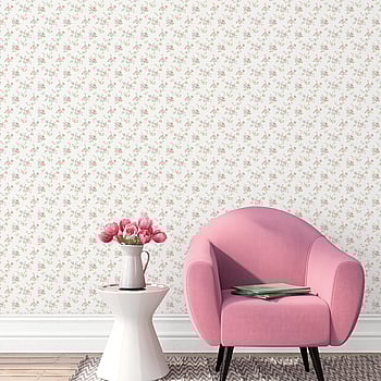 Galerie Wallcoverings Product Code G67896 - Miniatures 2 Wallpaper Collection - Pink White Green Purple Colours -  