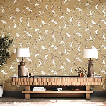 Galerie Wallcoverings Product Code IS33307 - Italian Silks And Damasks Wallpaper Collection - Ocher Colours -  