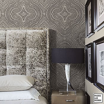Galerie Wallcoverings Product Code SE20513 - Essentials Wallpaper Collection - Black Cream Gold Colours -  