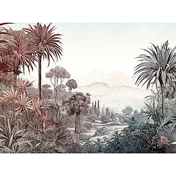 Galerie Wallcoverings Product Code WH45268M - Welcome Home Murals Wallpaper Collection - Green, Red, White Colours -  